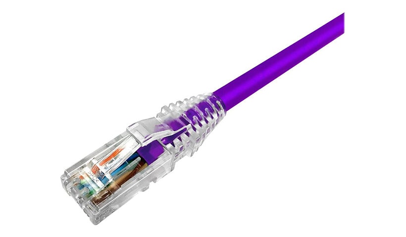 Uniprise patch cable - 25 ft - violet