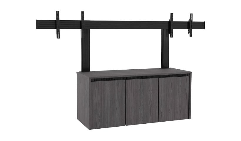 Middle Atlantic C5 Credenza Frame Series - LCD display mounting bracket - dual, large, 62" from the floor