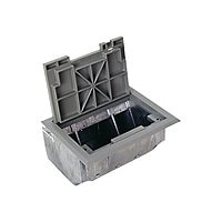 Wiremold AF SeriesTM in-floor box - with black style lid