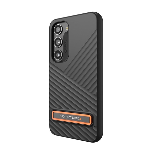 ZAGG Denali Protective Case with Kickstand and D3O Reinforced Back Plate for S23 Smart Phone - Black