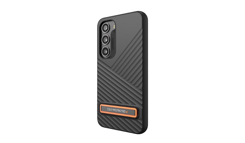 ZAGG Denali Protective Case with Kickstand and D3O Reinforced Back Plate for S23 Smart Phone - Black