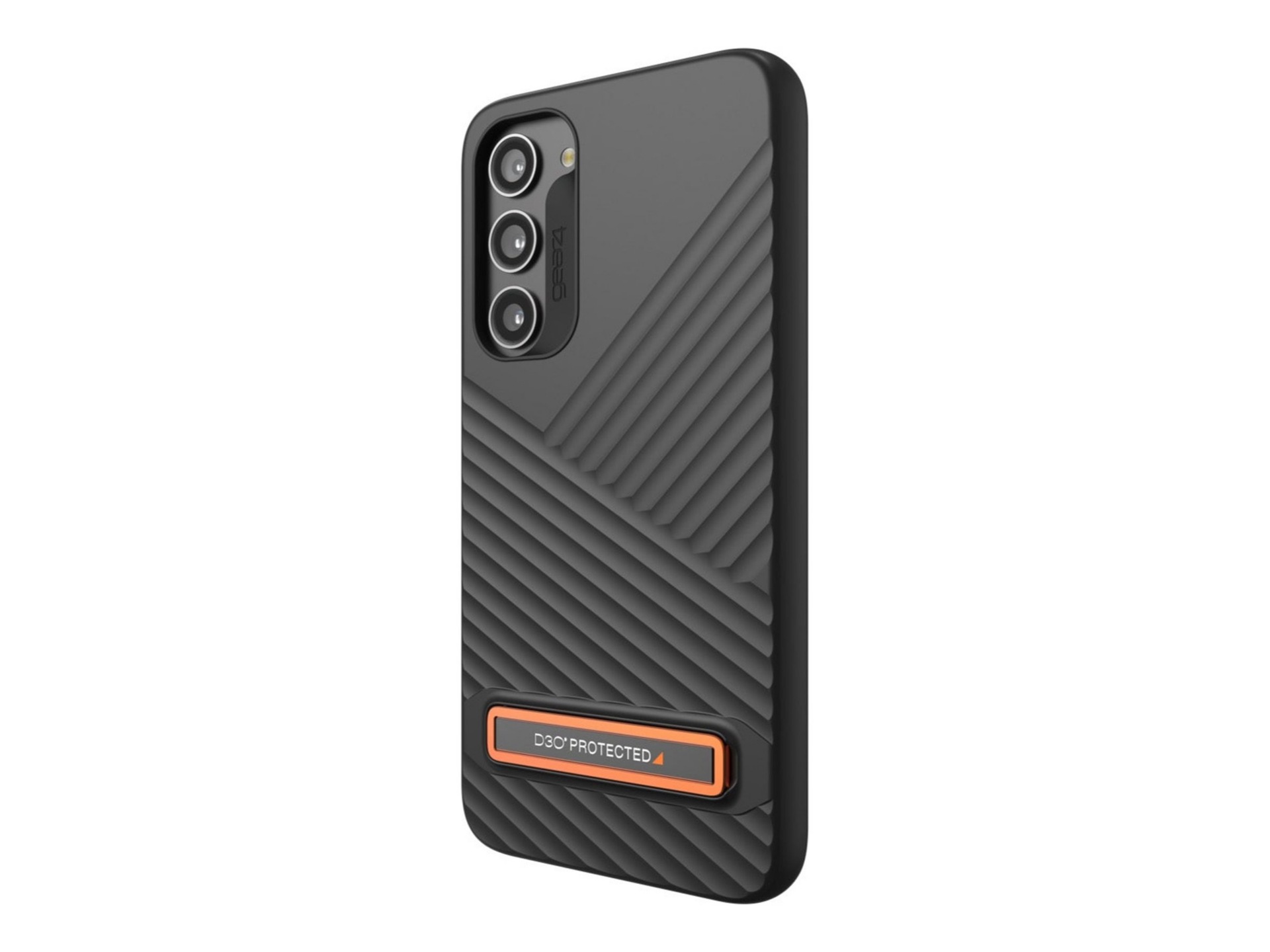ZAGG Denali Protective Case with Kickstand and D3O Reinforced Back Plate for S23 Plus Smart Phone - Black
