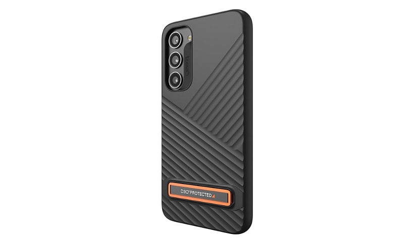 ZAGG Denali Protective Case with Kickstand and D3O Reinforced Back Plate for S23 Plus Smart Phone - Black