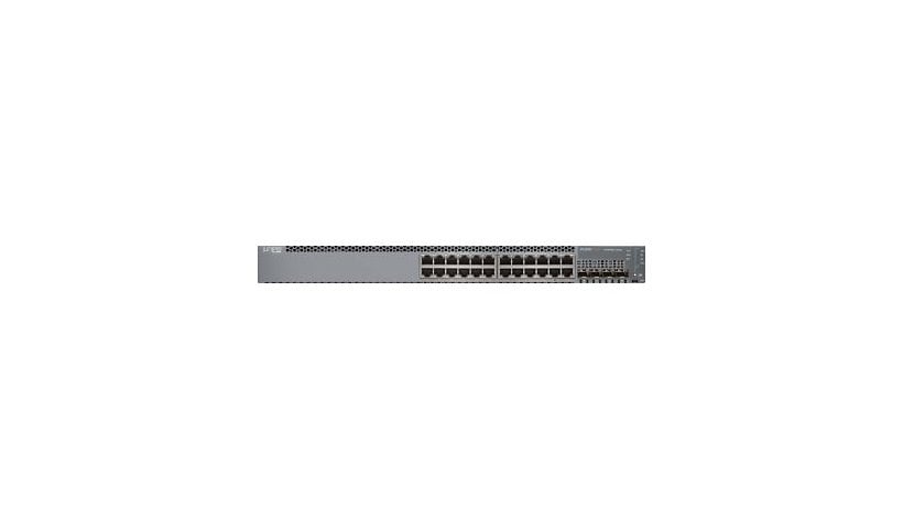 Juniper Networks EX Series EX2300-24P - switch - 24 ports - managed - rack-mountable