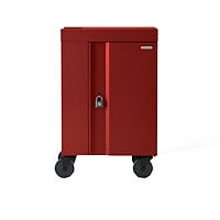 Bretford 24-Unit CUBE Cart Mini Charging Cart - Red