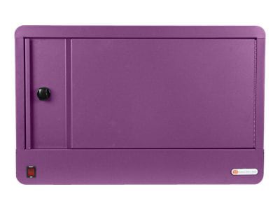 Bretford Cube Micro Station TVS16PAC - cabinet unit - for 16 tablets / notebooks - orchid
