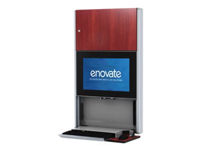 Enovate Medical e550 Wall Station eSensor Lock eDesk - cabinet unit - Ultra Thin Profile - for LCD display / keyboard /