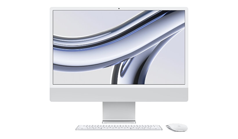 Apple iMac - 4.5K Retina Display - 24" - 8-core CPU - 10-core GPU - M3 - 512 GB SSD - Silver