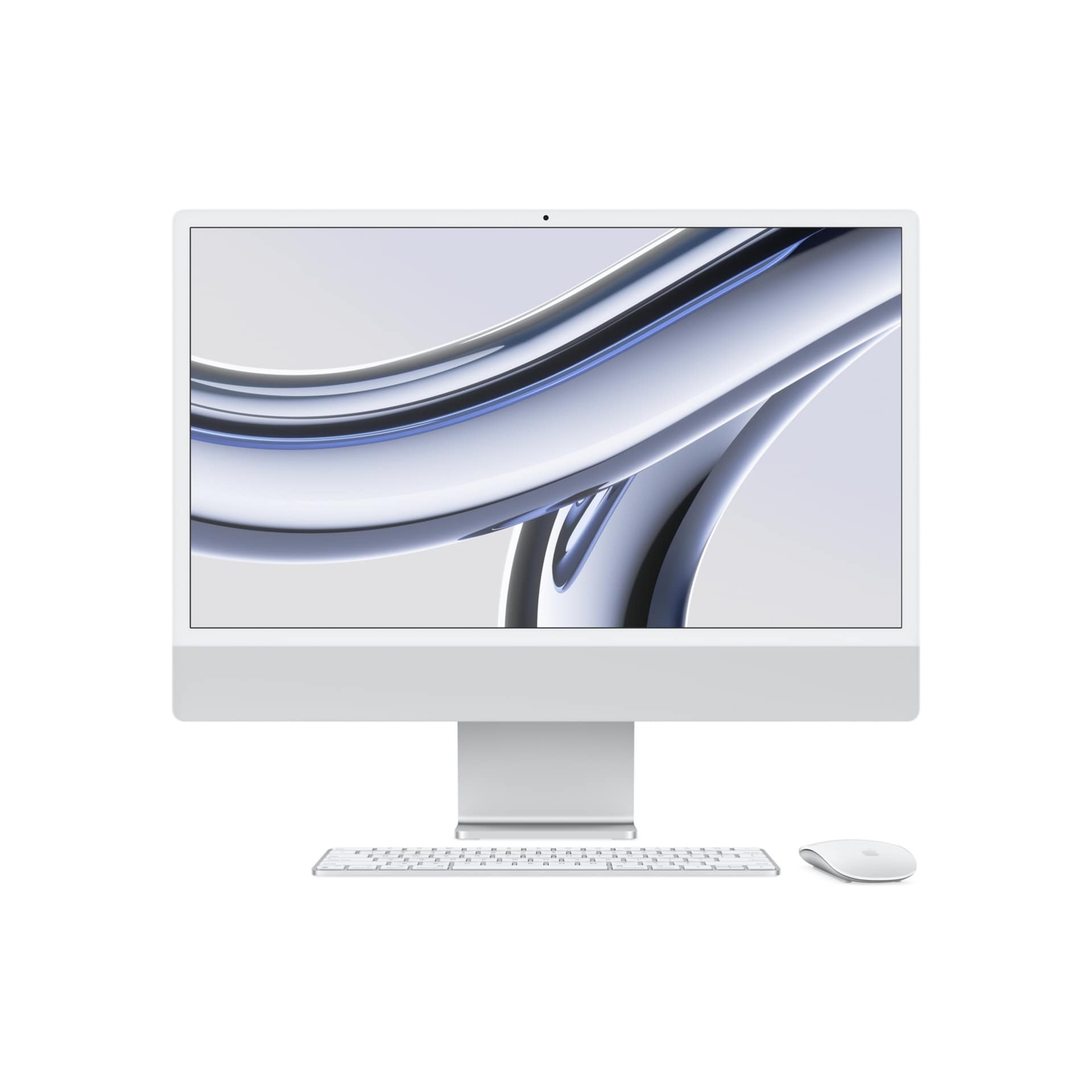 Apple iMac - 4.5K Retina Display - 24" - 8-core CPU - 8-core GPU - M3 - 256 GB SSD - Silver