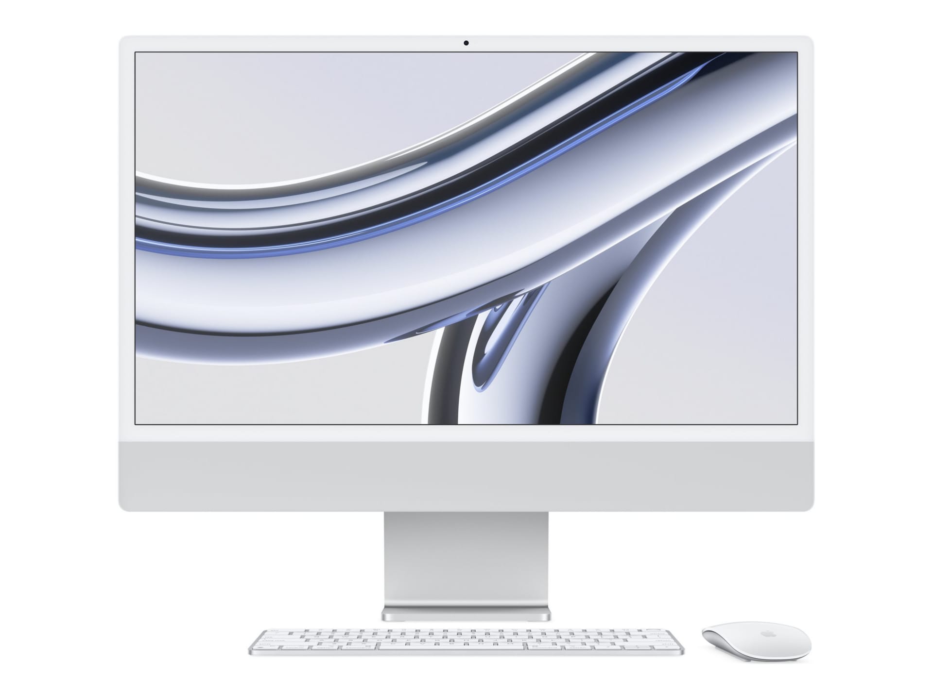 Apple iMac - 4.5K Retina Display - 24" - 8-core CPU - 10-core GPU - M3 - 256 GB SSD - Silver