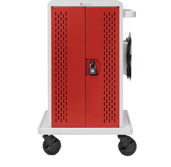 Bretford 24-Unit CORE M Cart - Concrete Red