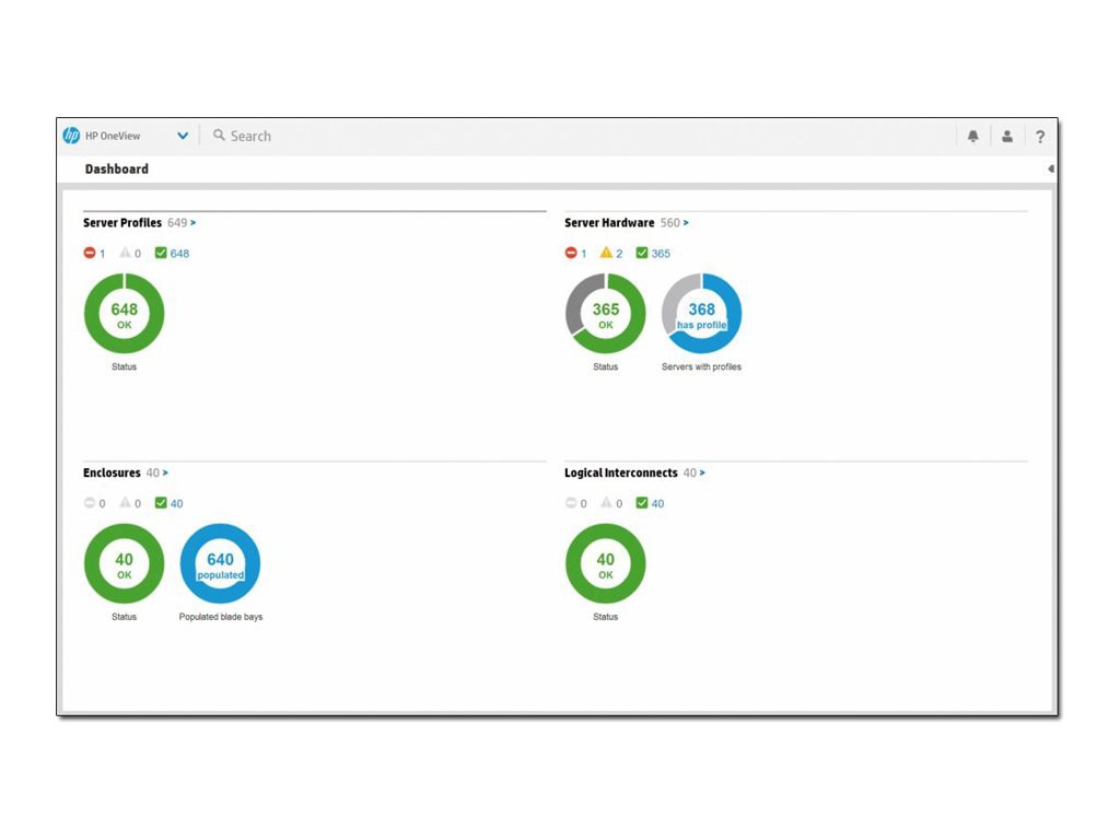 HPE OneView with iLO Advanced Tracking Licence - license + 3 Years 24x7 Support - 1 server