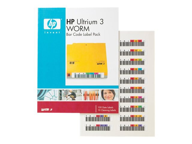 HPE Ultrium 3 WORM Bar Code Label Pack - bar code labels