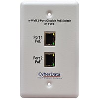 Cybernet In-Wall 2-Port Gigabit PoE Switch