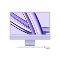 Apple iMac - 4.5K Retina Display - 24" - M3 - 8-core CPU - 10-core GPU - 24 GB RAM - 256 GB SSD - Purple