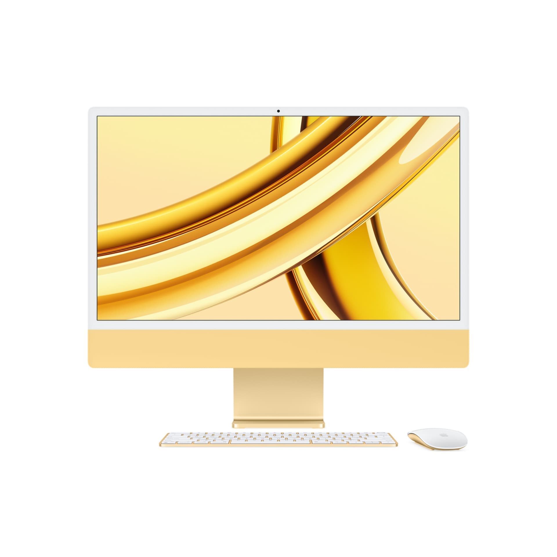Apple iMac - 4.5K Retina Display - 24" - M3 - 8-core CPU - 10-core GPU - 24 GB RAM - 256 GB SSD - Yellow