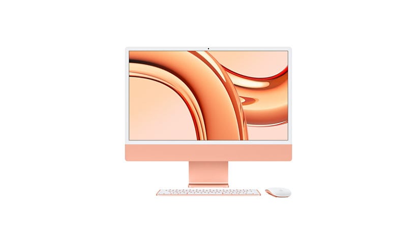 Apple iMac - 4.5K Retina Display - 24" - M3 - 8-core CPU - 10-core GPU - 24 GB RAM - 256 GB SSD - Orange