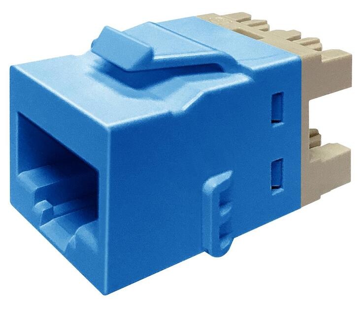 CommScope Uniprise UKJ Series RJ-45 CAT6 Keystone Modular Jack - Blue