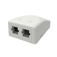 CommScope Dual Port Universal Surface Mount Box - Electrical White