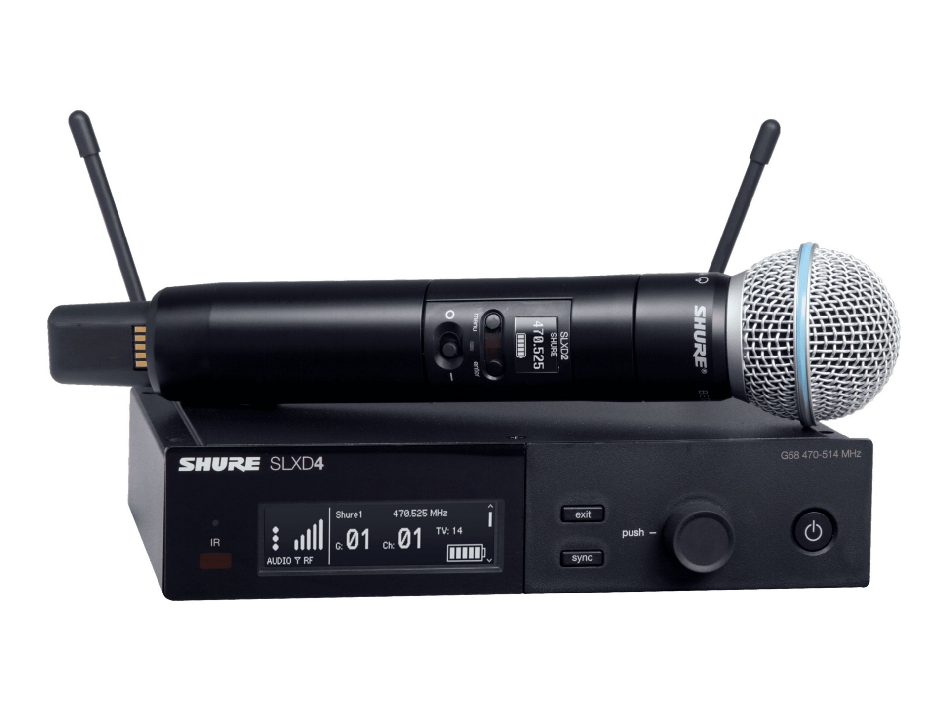 Shure SLXD24/B58 - G58 Band - wireless microphone system