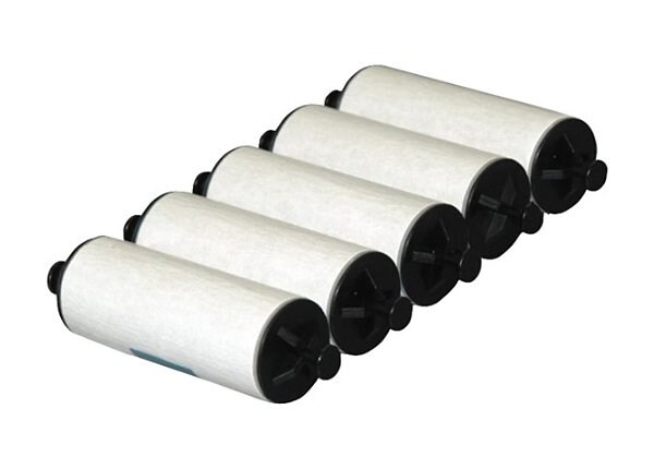 Zebra 5 Adhesive Cleaning Rollers (P310/20i/30i, P420, & P520)