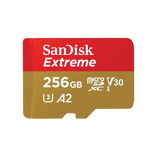 SanDisk 256GB Extreme Micro SDXC UHS-I Memory Card