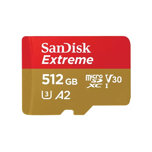 SanDisk 512GB Extreme Micro SDXC UHS-I Memory Card