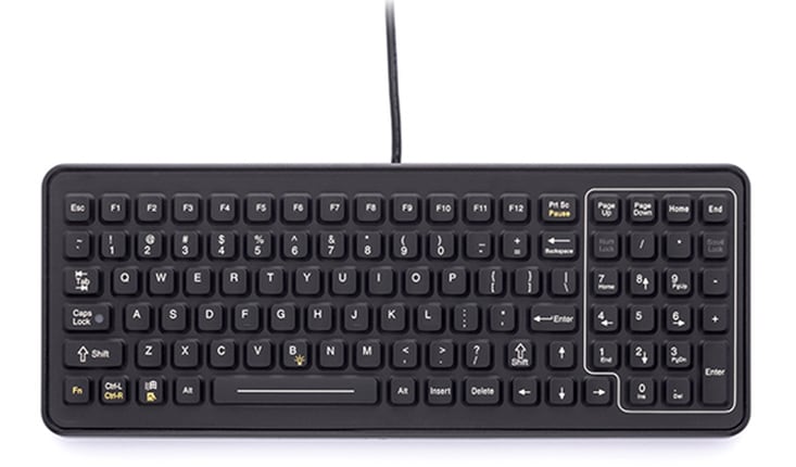 iKey NVIS Backlit Industrial Keyboard