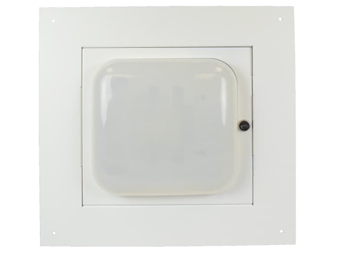Ventev Wi-Fi Hard Lid Ceiling Mount Enclosure with Interchangeable Door and AP Cover- Semi-Transparent