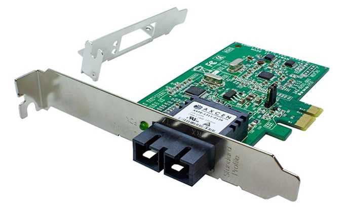 Transition Networks Lantronix 100Base-FX PCIe ST Multimode Fast Ethernet Fi