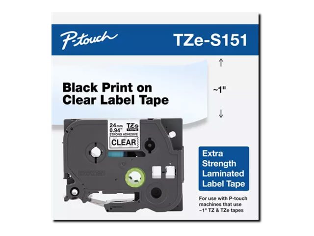 Brother TZe-S151 - laminated tape - 1 cassette(s) -