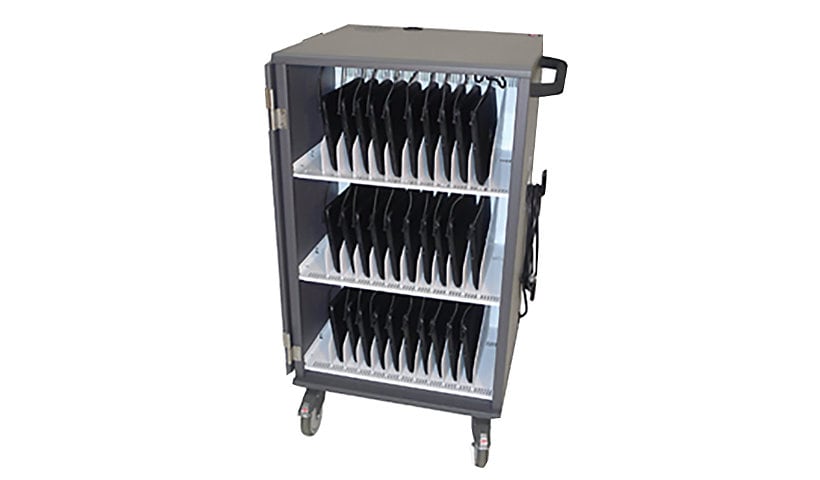 Datamation Univault 30 Capacity Secure Charging Cart for Chromebooks and Laptops