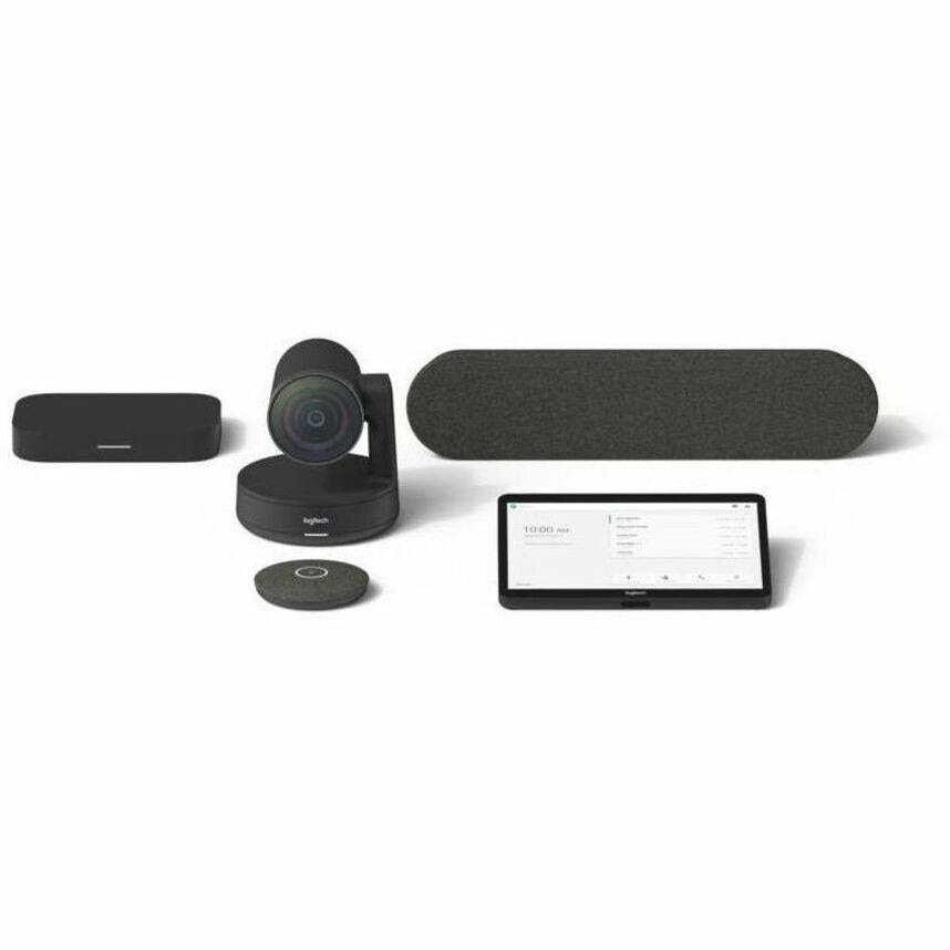 Logitech Medium Google Meet Rooms with Tap + Rally System + Meet Compute -