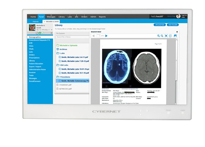 Cybernet CyberMed G Series 22" Medical Cart Monitor