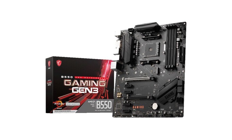 MSI B550 GAMING GEN3 Desktop Motherboard - AMD B550 Chipset - Socket AM4 -  ATX