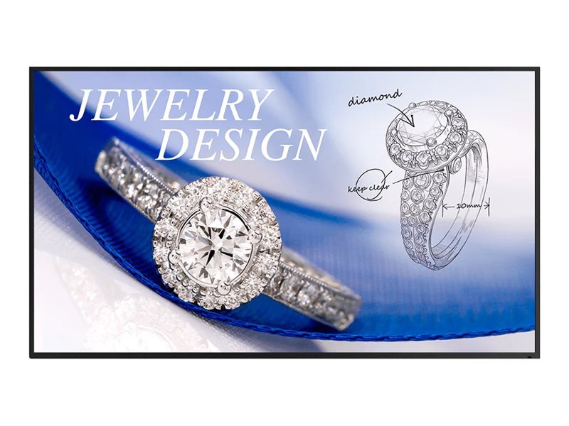 BenQ ST5502 55" LED-backlit LCD display - 4K - for digital signage