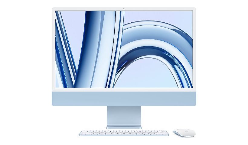 Apple iMac with 4.5K Retina display - all-in-one - M3 - 8 GB - SSD 256 GB - LED 24" - US