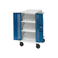 Bretford Core M CORE24MS - with rear doors - cart - for 42 tablets / notebo