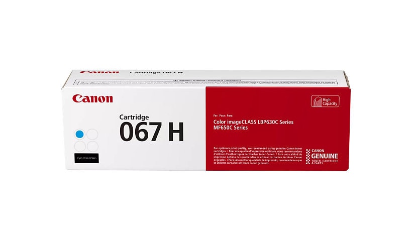 Canon 067 H - High Capacity - cyan - original - toner cartridge