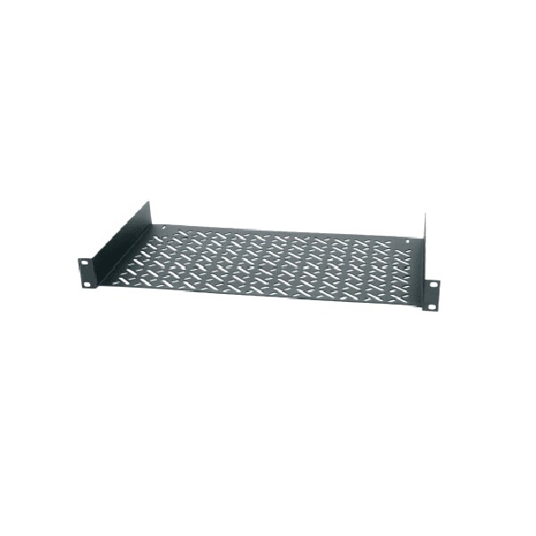Middle Atlantic 1RU Mounting Rack Shelf - 10in Depth - 25 lbs Weight Capacity Rack Mounted Shelf