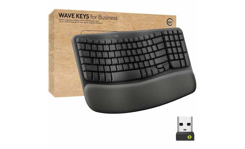 Logitech Wave Keys for Business Ergonomic Keyboard - 920-012058