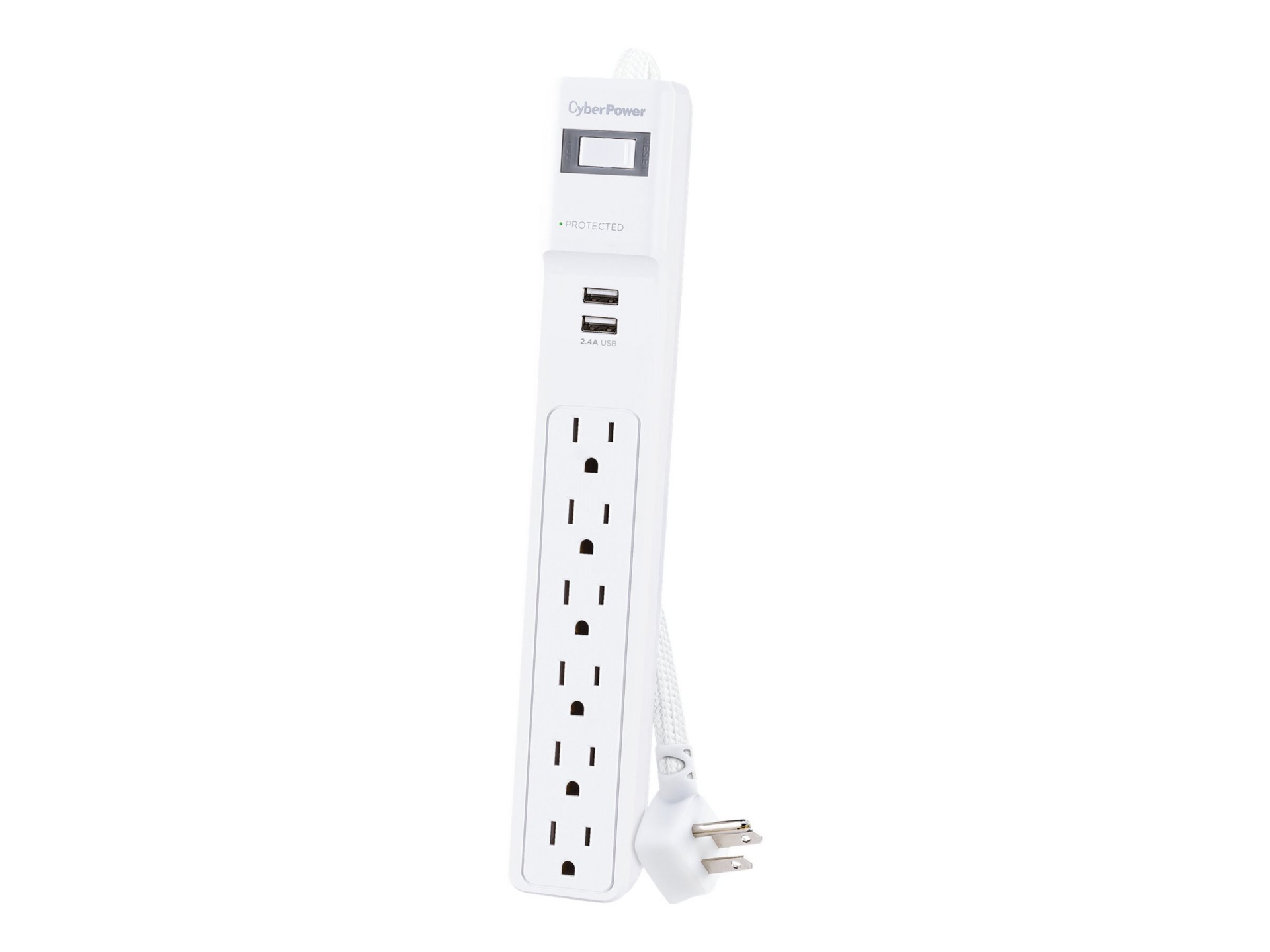 CyberPower Home Office Series P606URC2 - surge protector - 1875 Watt