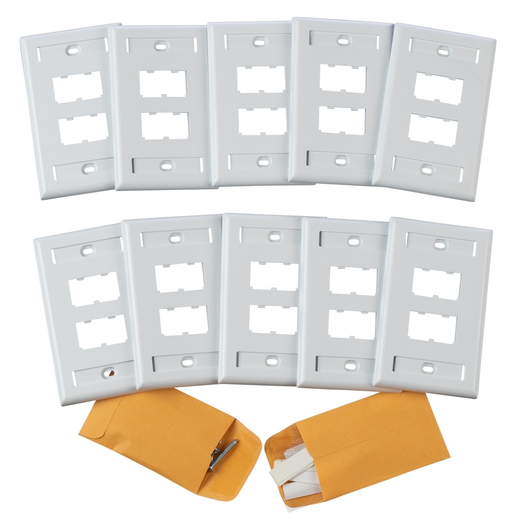 Panduit Mini-Com Single Gang Faceplates