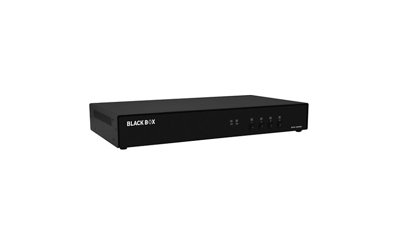 Black Box Secure KVM Switch, NIAP 4.0 - 4-Port, SH, DP MST, HDMI Out