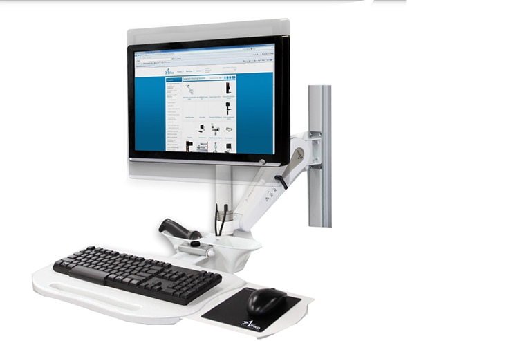 Amico Falcon IT Station for Adjustable Height Monitor Arm