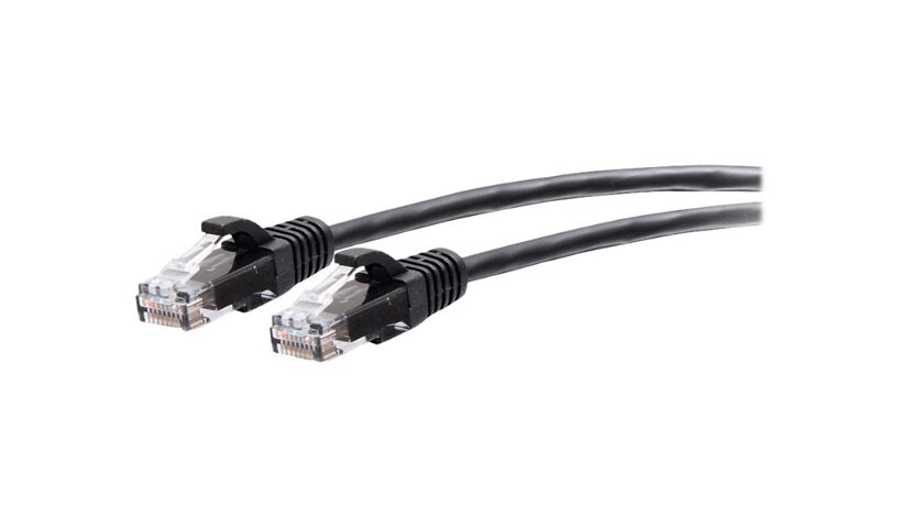 C2G 3ft (0.9m) Cat6a Snagless Unshielded (UTP) Slim Ethernet Network Patch Cable - Black - cordon de raccordement - 90 cm - noir