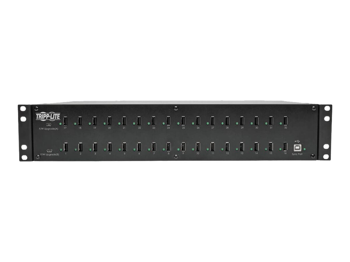 Eaton Tripp Lite Series 32-Port USB Charging Station with Syncing charging station - 32 x 4 pin USB Type A - 400 Watt