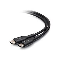 C2G 12ft USB C Cable - USB C to USB C Cable - USB 2.0 - 5A, 480Mbps - Black