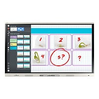SMART Board MX086-V4 MX (V4) Series with iQ - 86" LED-backlit LCD display - 4K - for interactive communication