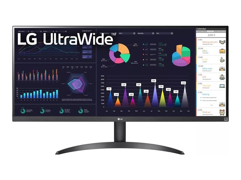 LG Ultrawide 34WQ500-B 34" Class UW-FHD LCD Monitor - 21:9